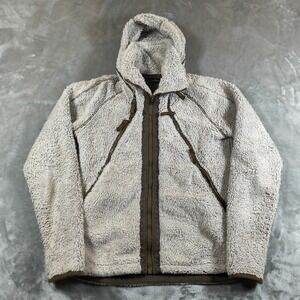 Kuhl Flight Jacket Womens Small Sherpa Fleece Full Zip Hooded Hiking Outdoor